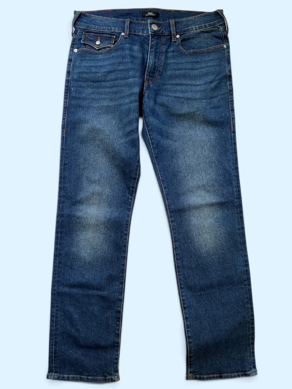 True Religion Jeans 34x32 RICKY Relaxed Straight Fit Perfect Condition